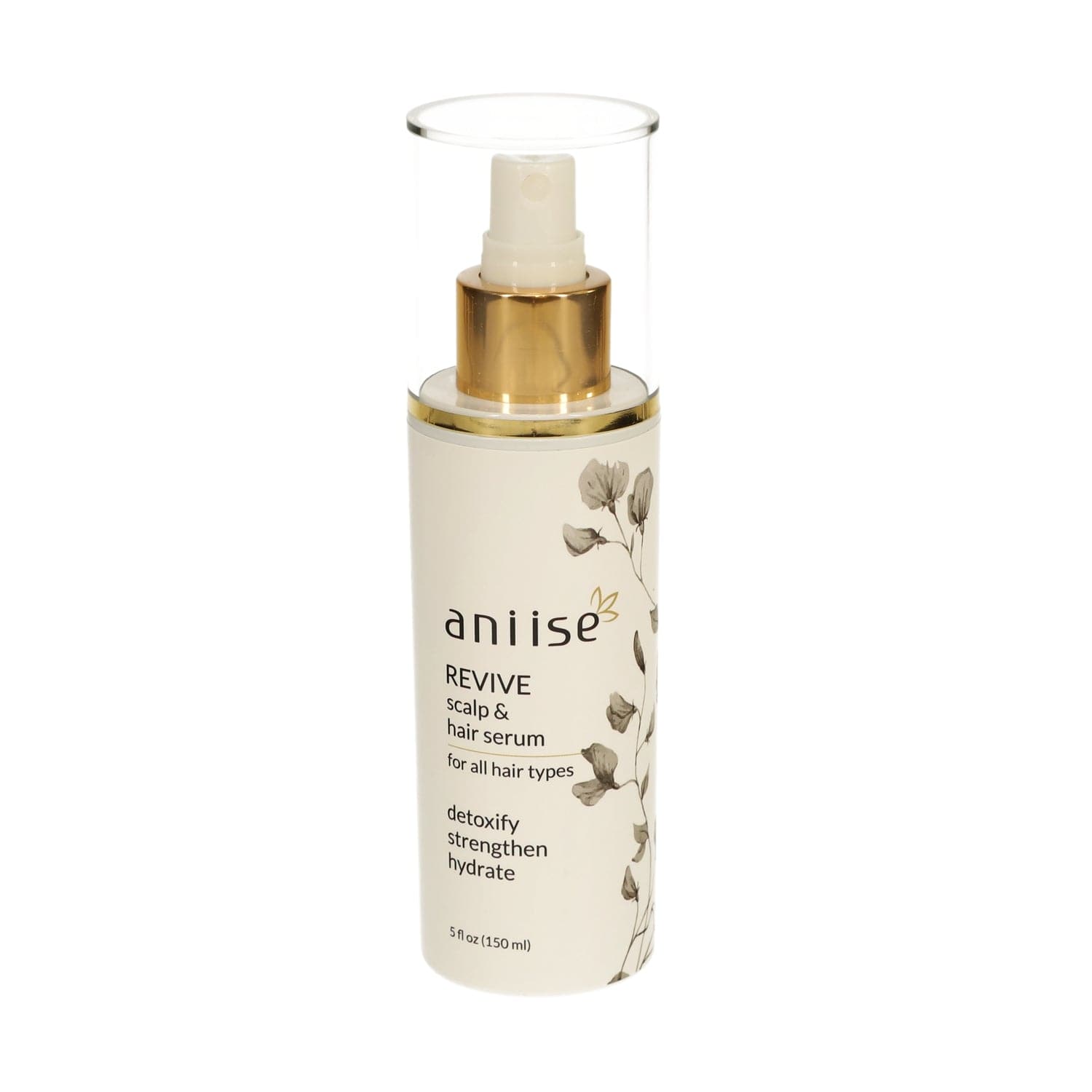 Softening Scalp Serum for Hair Growth – Rose Water, Castor & Hemp Oils – 5 fl oz